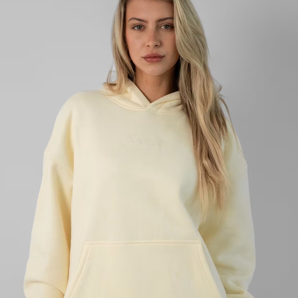 Comfrt Signature Hoodie in Butter Yellow (NWOT)